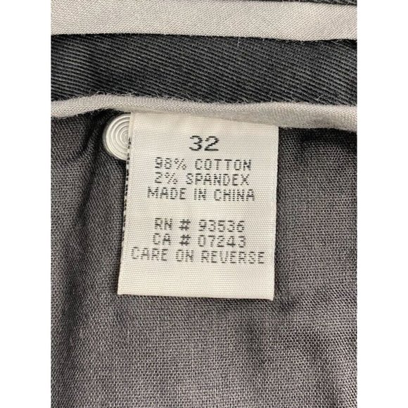 Mens Marc Ecko Chino Shorts Cut & Sew Deadly Threads Charcoal Sz 32 NEW W/ TAGS - Picture 9 of 11